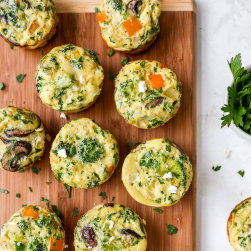 Veggies-Egg muffins